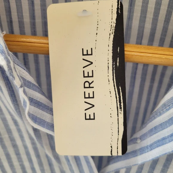 Sundry for Evereve Women's Plus Size 4 Button-up Top - Picture 2 of 6